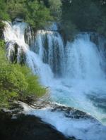 Kanton Una-Sana near Bihac Una-Nationalpark Unac-Falls near Martin Brod, 09.05.2008