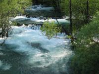 Kanton Una-Sana near Bihac Una-Nationalpark Unac-Falls near Martin Brod, 09.05.2008