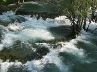 Kanton Una-Sana near Bihac Una-Nationalpark Unac-Falls near Martin Brod, 09.05.2008