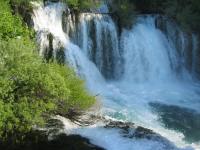 Kanton Una-Sana near Bihac Una-Nationalpark Unac-Falls near Martin Brod, 09.05.2008