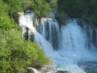 Kanton Una-Sana near Bihac Una-Nationalpark Unac-Falls near Martin Brod, 09.05.2008